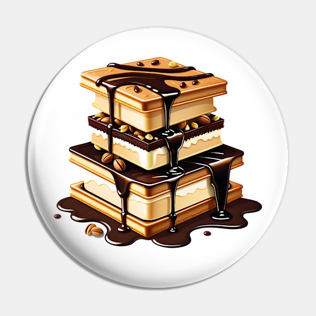 Ice Cream Sandwich 01 Pin by HappyDigitalPOD