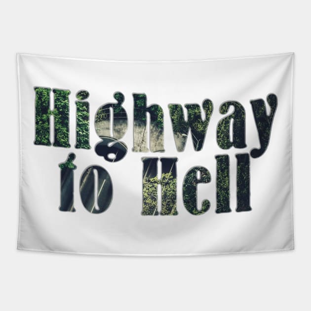 Highway to Hell Tapestry by afternoontees