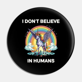 Funny Unicorn Pin