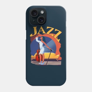 Jazz -singing at the cocktail hour Phone Case