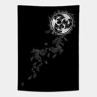 Three Celtic Dragons - Dark T-Shirt Tapestry