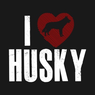 I love my Husky T-Shirt