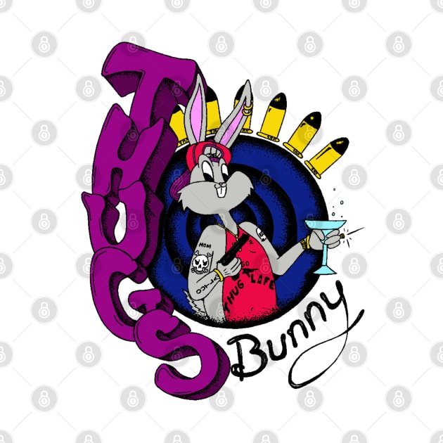 Thugs Bunny bullseye by salesgod