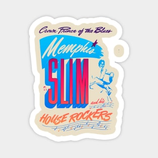 Memphis Slim gradient graphic Magnet