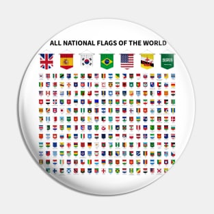 Flags of countries of the world 2024 Pin