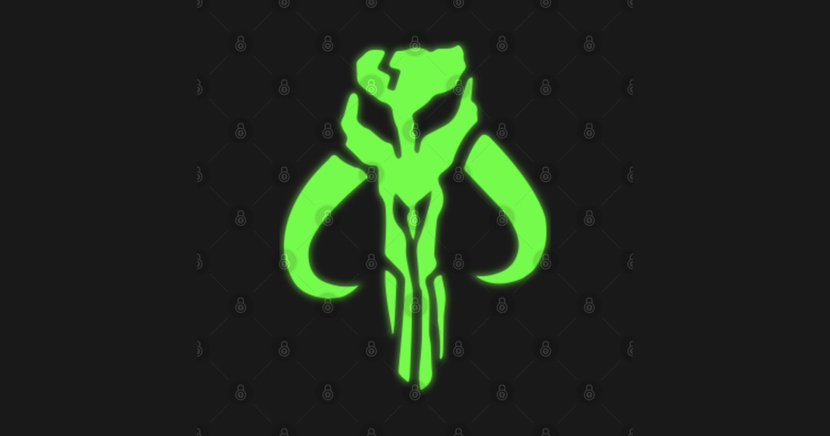 glow in the dark mandalorian
