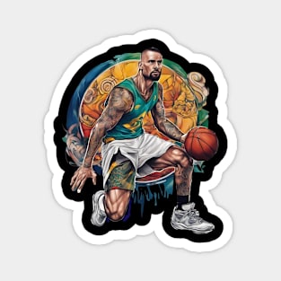 Basketball Player Magnet