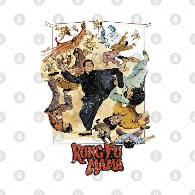 Kung Fu Mama Martial Arts Vintage movie kung fu gift by 8 Fists of Tees