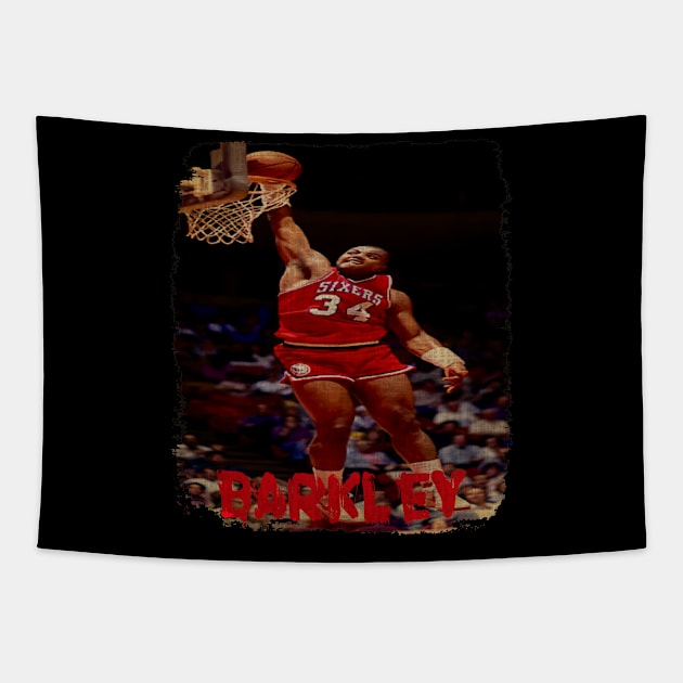 Charles Barkley Vintage Tapestry by CAH BLUSUKAN