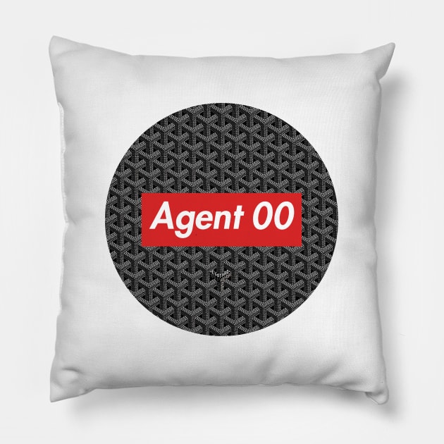 Agent 00 Pillow by rongpuluh
