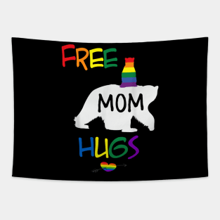 Free Mom Hugs Tapestry