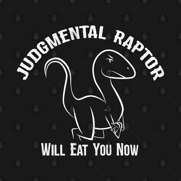 Judgmental Raptor - Will Eat You by Ryan Bangerter Art