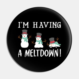 I'm Having A Meltdown Pin