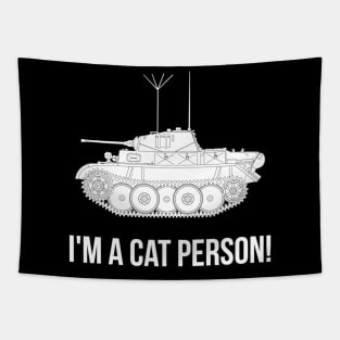 Im a cat person! Luchs Tapestry