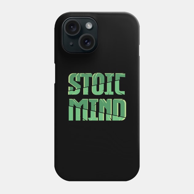 Stoic mind Phone Case by passivemoth