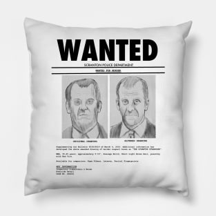 Wanted: The Scranton Strangler Pillow