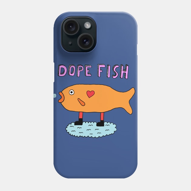 Dope Fish Phone Case by saif