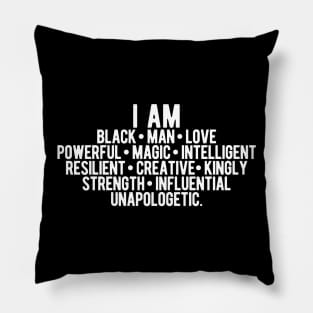 I AM A Strong Black Man | African American Pillow