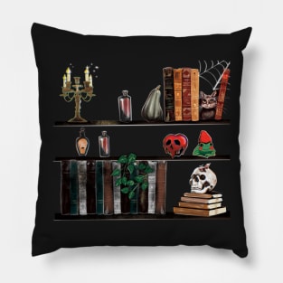 Autumn Halloween Bookshelf Pillow