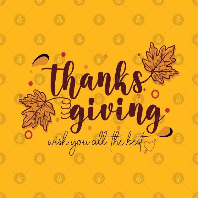 Thanks Giving Wish You all the Best by care store