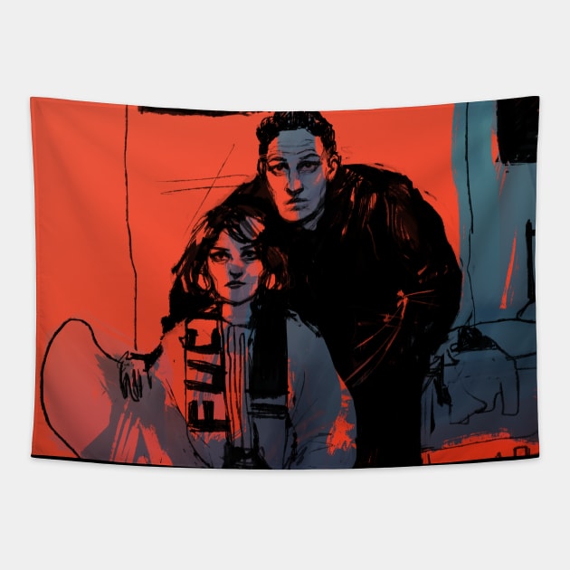 Dangerous T-shirt Tapestry by Plague.s
