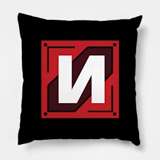 N Letter Emblem 001 Pillow