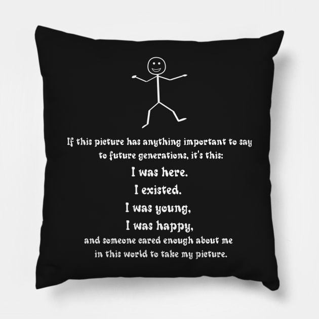 Stickman Pillow by stefy