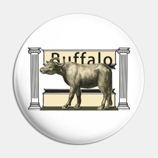 I love animal buffalo Pin