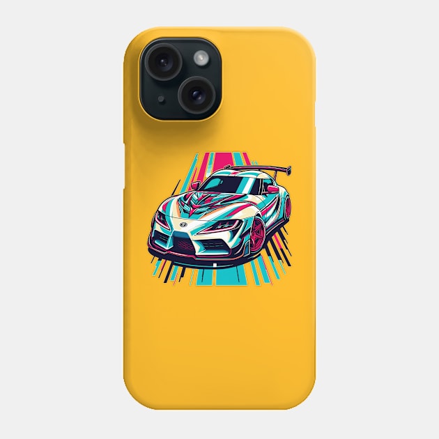 Toyota Supra Phone Case by Vehicles-Art