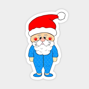 FUNNY Santa Claus Pajamas Magnet