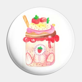 strawberry smoothie Pin