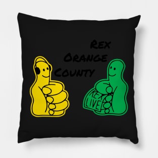 rex orange county tour Pillow