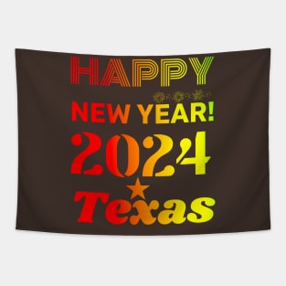 Happy New Year 2024 Tapestry