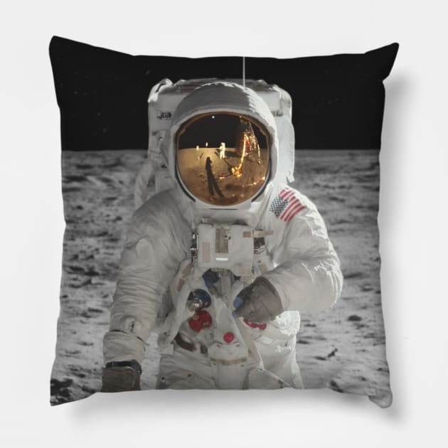 Moon Walk Pillow by avperth