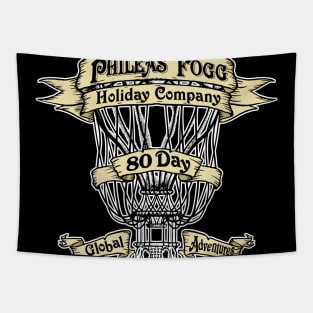 Book Lover print - Phileas Fogg Holiday Company product Tapestry