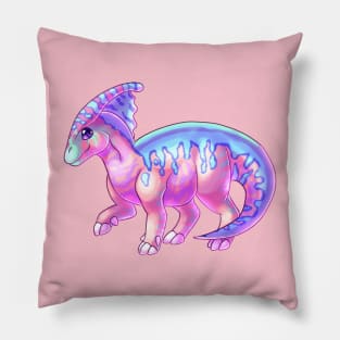 Pastel Parasaurolophus Pillow