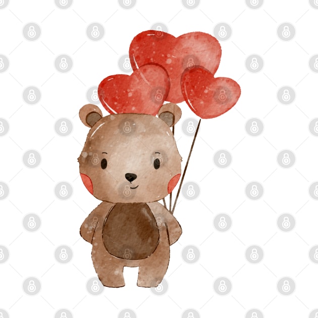 Love teddy bear by MutchiDesign