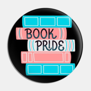 Trans Book Pride Pin