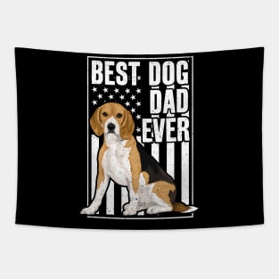 Best Beagle Dog Dad Ever Tapestry