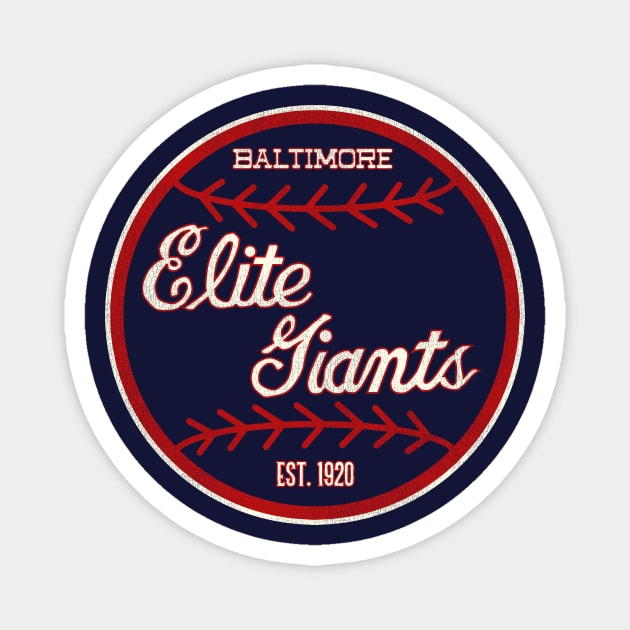 Defunct Baltimore Elite Giants Baseball Team Magnet by Defunctland