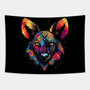 African Wild Dog Valentine Day Tapestry