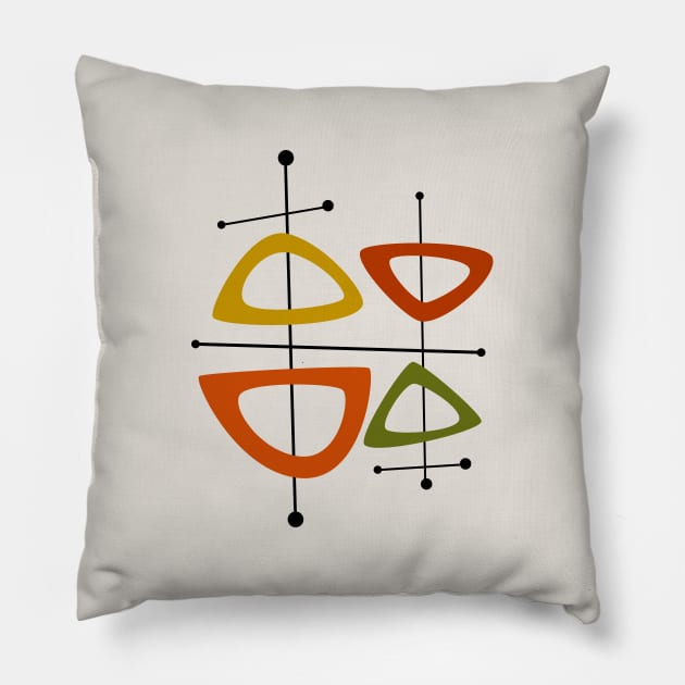 Mid Century Modern 28 Pillow by Dream Print Designs