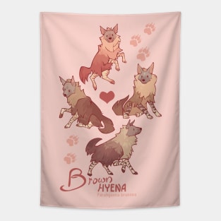 Brown Hyena Tapestry