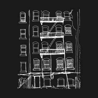 Brooklyn Alley (white ink) T-Shirt