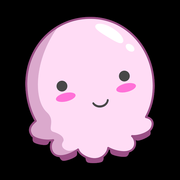 Cute Octopus by Foxxy Merch