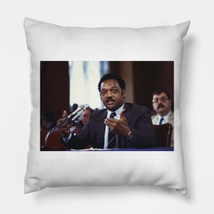 Jesse Jackson, 1988, Senator and Activist Pillow