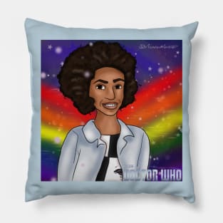 Super Space Gay (with background) Pillow