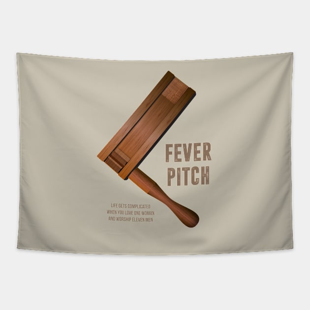 Fever Pitch - Alternative Movie Poster Tapestry by MoviePosterBoy