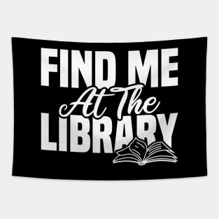 Find Me At The Library Tapestry