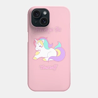 Unicorn tee Phone Case